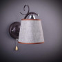 Изображение Бра настенное Light House DL-17233/1W BK+CR черное ИМ Light-Deco 
