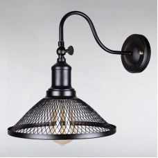 Бра настінний лофт Light House LS-13452F3-1 BK чорний