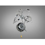 Зображення Настінне бра Diasha 6232-2HR хром квіткові мотиви кристали ИМ Light-Deco 1 