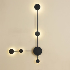 Бра настінне світлодіодне сучасне Light House SRS-19869-5 чорне