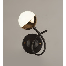 Бра настінне Sirius B N4184/1W BK+FGD
