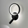 Изображение Настенный светильник Бра Light House LNF-17569/2 BK 14W со светодиодным кольцом и спотом 30х19 см черный ИМ Light-Deco 1 