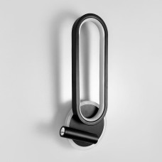 Настенный светильник Бра Light House LNF-17570/2 BK 16W со светодиодным овалом и спотом 43х16 см черный