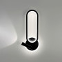 Изображение Настенный светильник Бра Light House LNF-17570/2 BK 16W со светодиодным овалом и спотом 43х16 см черный ИМ Light-Deco 2 