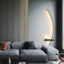 Зображення Бра дугове світлодіодне Light House LNF-17536/1000 R BK 18W з білим плафоном у правому корпусі 100 см чорне ИМ Light-Deco 1 