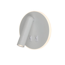 Світильник настінний світлодіодний Бра Levistella 806V306R WH 4000K з двома вимикачами білий