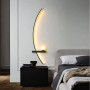Зображення Бра дугове світлодіодне Light House LNF-17536/800 L BK 14W з білим плафоном у лівому корпусі 80 см чорне ИМ Light-Deco 5 