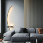 Зображення Бра дугове світлодіодне Light House LNF-17536/1000 L BK 18W з білим плафоном у лівому корпусі 100 см чорне ИМ Light-Deco 1 