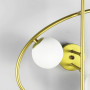 Зображення Золоте ліве бра на 2 білих плафона ИМ Light-Deco 4 