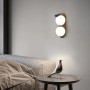 Зображення Бра у чорному корпусі з 2-ма білими плафонами ИМ Light-Deco 7 
