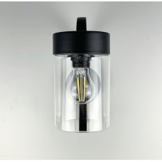 Бра Light House LNF-17464/1W BK+CL чорний, колір плафона прозорий