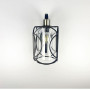 Зображення Бра з прозорим плафоном у чорному каркасі 30х15 см ИМ Light-Deco 1 