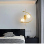 Зображення Золоте праве бра на 2 білих плафона ИМ Light-Deco 5 