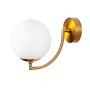 Зображення Світильник настінний Бра шар Levistella 7841012-1 GAB золото, плафон білий  ИМ Light-Deco 2 