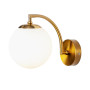 Зображення Світильник настінний Бра шар Levistella 7841012-1 GAB золото, плафон білий  ИМ Light-Deco 1 