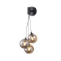 Зображення Світильник настінний Бра кулі Levistella 788W39310-3 BK+SM G9 чорний, плафони сірі ИМ Light-Deco 1 
