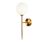 Зображення Світильник настінний Бра куля Levistella 999W2502F-1(150) BRZ+WH бронза, плафон білий ИМ Light-Deco 1 
