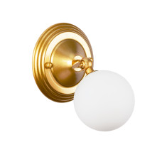 Світильник настінний Бра молекула Levistella 761W140F1-1 GD+WH золото, плафон білий