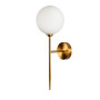 Зображення Світильник настінний Бра куля Levistella 999W2502F-1(150) BRZ+WH бронза, плафон білий ИМ Light-Deco 