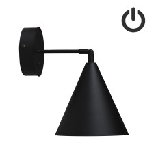 Бра із вимикачем Mont W180-BT Black