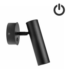 Бра з вимикачем (світильник настінний, спот) Атмолайт Pelikan W180-BT Black чорний