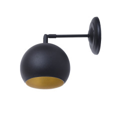 Бра (світильник настінний) Bowl W150 Black/Gold Бра (світильник настінний) Bowl W150 Black/Gold