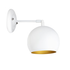 Бра (світильник настінний) Bowl W150 White/Gold Бра (світильник настінний) Bowl W150 White/Gold