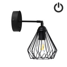 Бра з вимикачем Dribble W160-BT Black