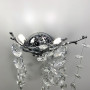Зображення Вишукане срібне бра DIAMINA з кришталевим камінням ИМ Light-Deco 3 