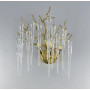 Зображення Бра в природніх мотивах з скляними бурулями в корпусі золото ИМ Light-Deco 3 