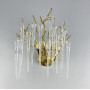 Зображення Бра в природніх мотивах з скляними бурулями в корпусі золото ИМ Light-Deco 5 