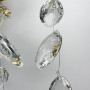 Зображення Вишукане золоте бра DIAMINA з кришталевим камінням ИМ Light-Deco 