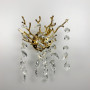 Зображення Вишукане золоте бра DIAMINA з кришталевим камінням ИМ Light-Deco 6 