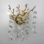 Зображення Вишукане золоте бра DIAMINA з кришталевим камінням ИМ Light-Deco 1 