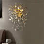 Зображення Вишукане золоте бра DIAMINA з кришталевим камінням ИМ Light-Deco 7 