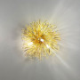 Зображення Кругле флористичне золоте бра у вигляді квітки Ø 30 см ИМ Light-Deco 3 