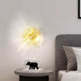 Зображення Кругле флористичне золоте бра у вигляді квітки Ø 30 см ИМ Light-Deco 5 