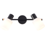 Изображение Светильник настенный Бра Light House SRS-20708/2 черный + дерево, плафон белый ИМ Light-Deco 1 