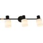 Изображение Светильник настенный Бра Light House SRS-20708/3 черный + дерево, плафон белый ИМ Light-Deco 3 