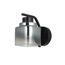 Светильник настенный Бра Light House SRS-20667/1W черный, плафон дымчатый 