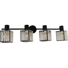 Светильник настенный Бра Light House SRS-20758/4 черный, плафон прозрачный