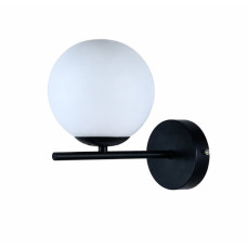 Светильник настенный Бра шар Light House SRS-20599/1W черный, плафон белый