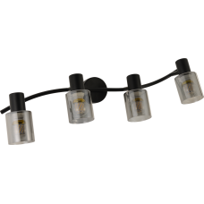 Светильник настенный Бра Light House SRS-20757/4 черный, плафон прозрачный