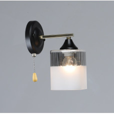 Світильник настінний Бра Light House SRS-20396/1W AB+BK чорний + бронза