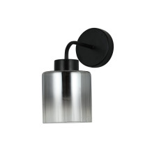 Светильник настенный Бра Light House SRS-20697/1W черный, плафон дымчатый 