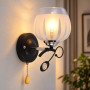 Изображение Бра настінне VALESO 2053/1 чорний+хром ИМ Light-Deco 