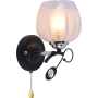 Изображение Бра настінне VALESO 2053/1 чорний+хром ИМ Light-Deco 1 