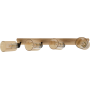 Изображение Светильник настенный Бра Light House SRS-20768/4 дерево + черный, плафон янтарный ИМ Light-Deco 1 