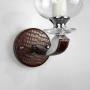 Изображение Ніжна та витончена модель бра з коричневою еко-шкірою ИМ Light-Deco 2 