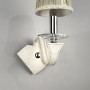 Изображение Бра з білою екошкірою та текстильним плафоном-абажуром ИМ Light-Deco 4 